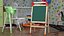 Kids Wooden Whiteboard 38 Inches