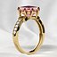 8mm Emerald Cut Gem Gold Ring