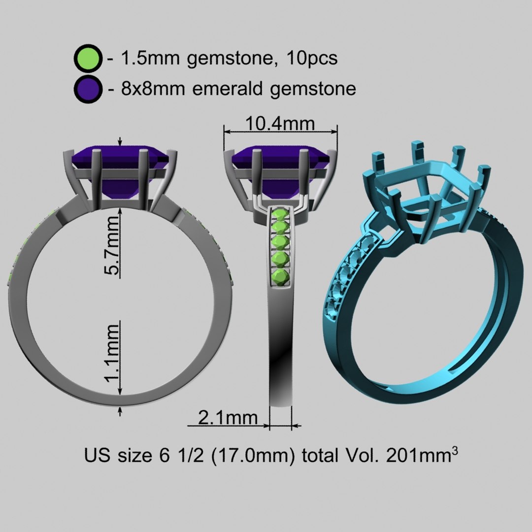 3D 8mm Emerald Cut Gem Gold Ring https://p.turbosquid.com/ts-thumb/Yr/OtfldJ/GD/det/jpg/1648543041/1920x1080/fit_q87/ff5f05fa18773c8a3010c2e716a91f5477c360f8/det.jpg