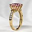 8mm Emerald Cut Gem Gold Ring