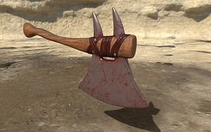 3D model hacha-Antigua