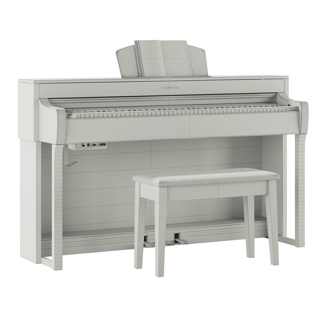 3D Yamaha CLP-735 Digital Piano https://p.turbosquid.com/ts-thumb/Yr/RXEMH2/dn/wire/jpg/1679344670/1920x1080/fit_q87/32ef44e959cec6c65c6c4384bcef486877982e1d/wire.jpg