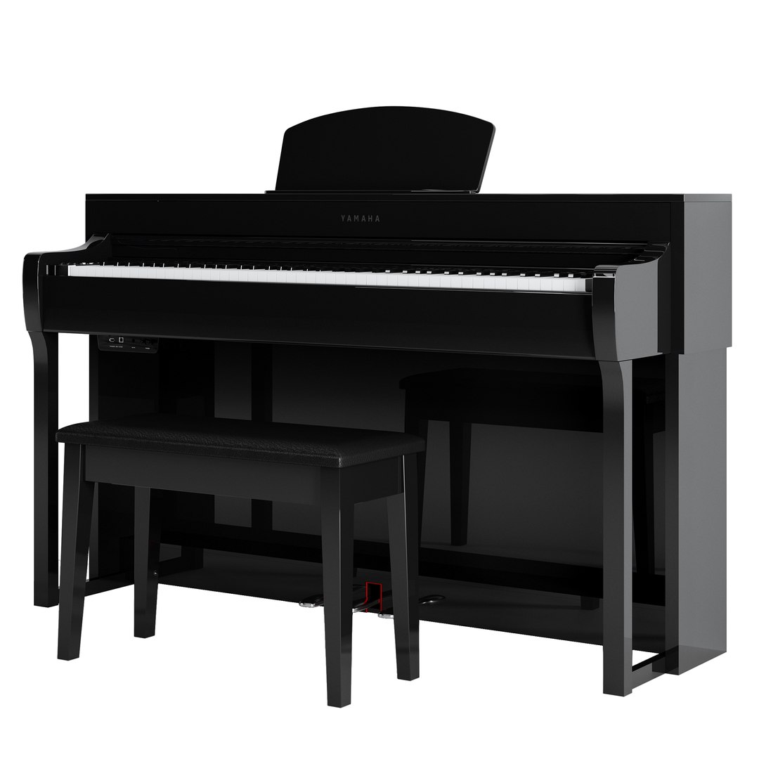 3D Yamaha CLP-735 Digital Piano - TurboSquid 2044487