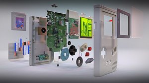Game Boy - Highly Detailed and animation scene