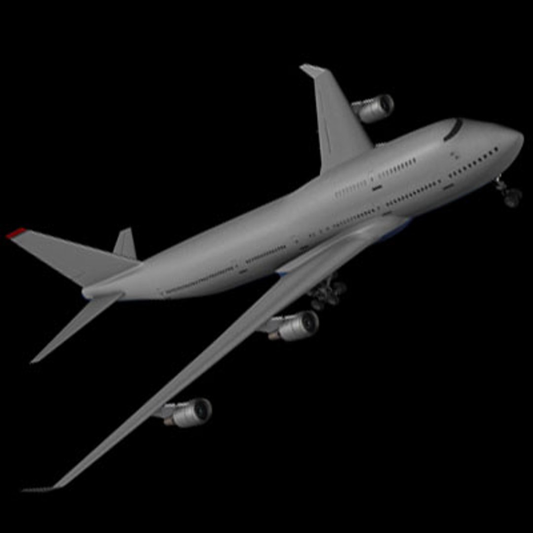 Boeing 747 3d Model
