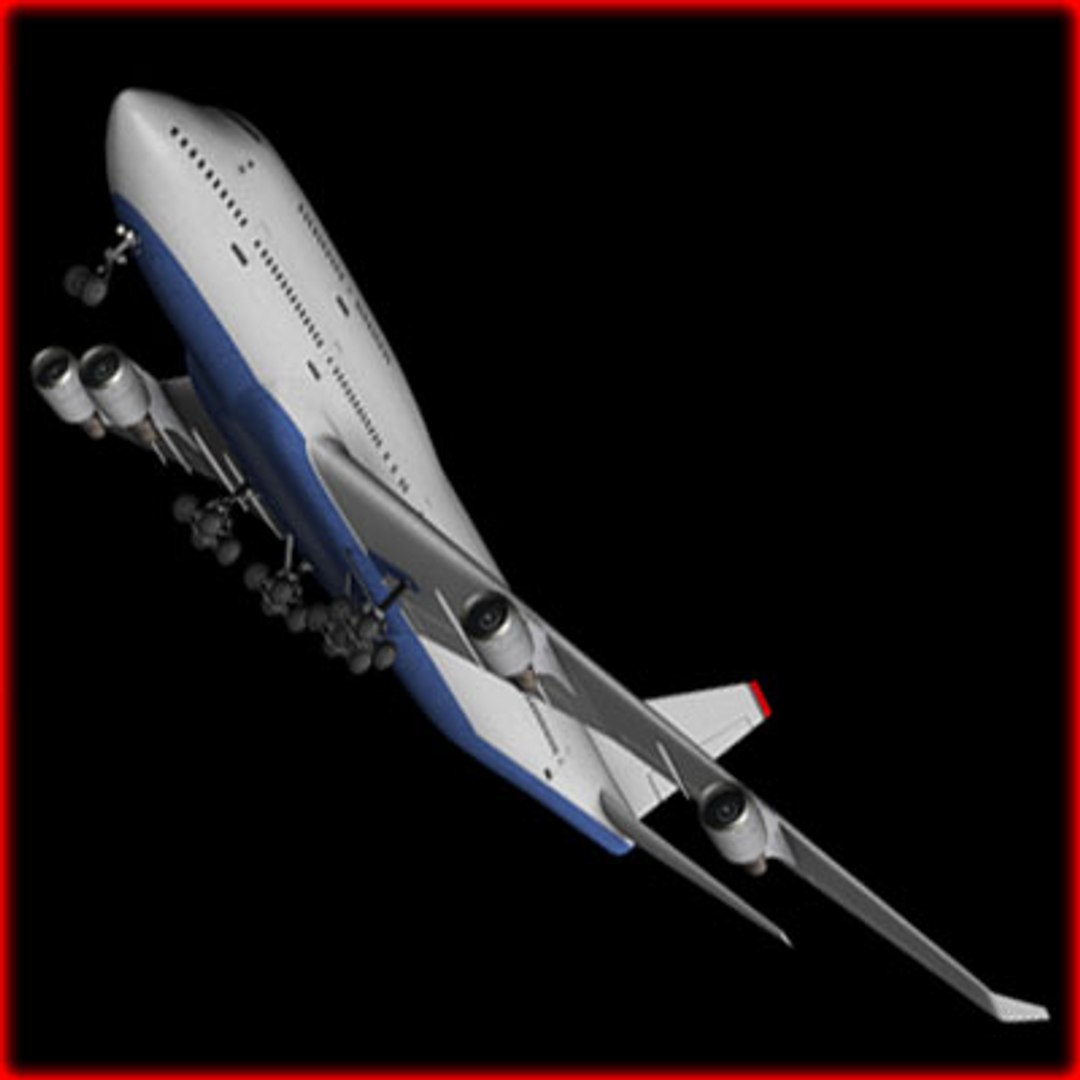 Boeing 747 3d Model