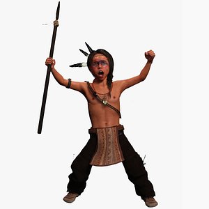 Red indian Boy