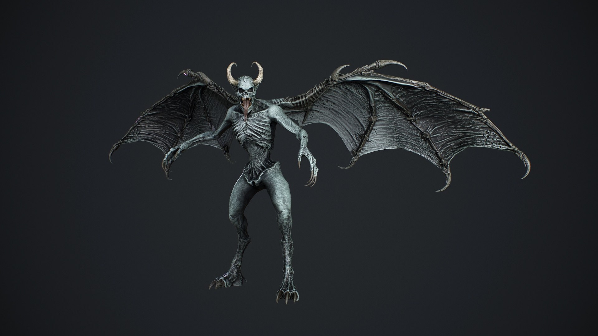 Gargoyle model https://p.turbosquid.com/ts-thumb/Yr/ThcLuJ/GI/screenshot013/jpg/1641996029/1920x1080/fit_q87/3d340f5a38603c2931c3ad0291d691aba6cd13da/screenshot013.jpg