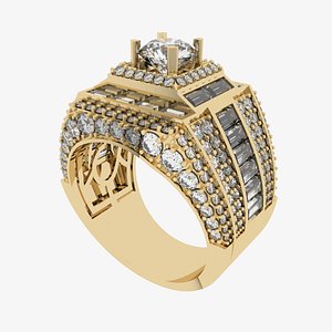 Men Ring 381 3D model