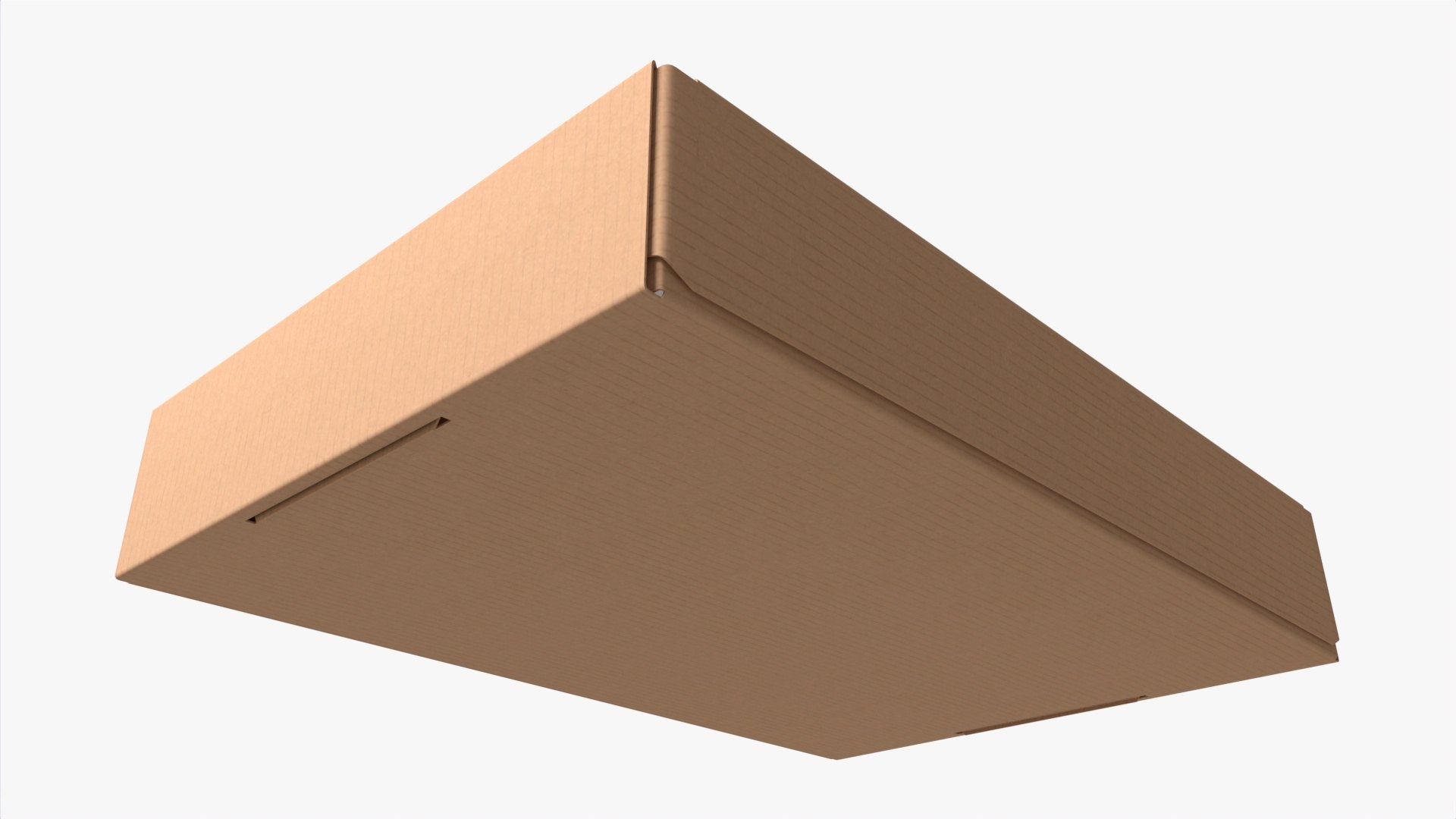 Corrugated Cardboard Box With Window 01 3D - TurboSquid 2030035