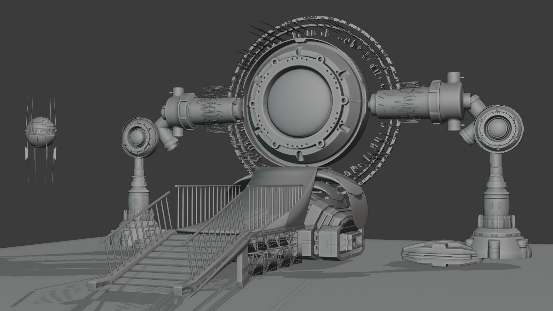 Sci Fi Portal 3D - TurboSquid 2236832