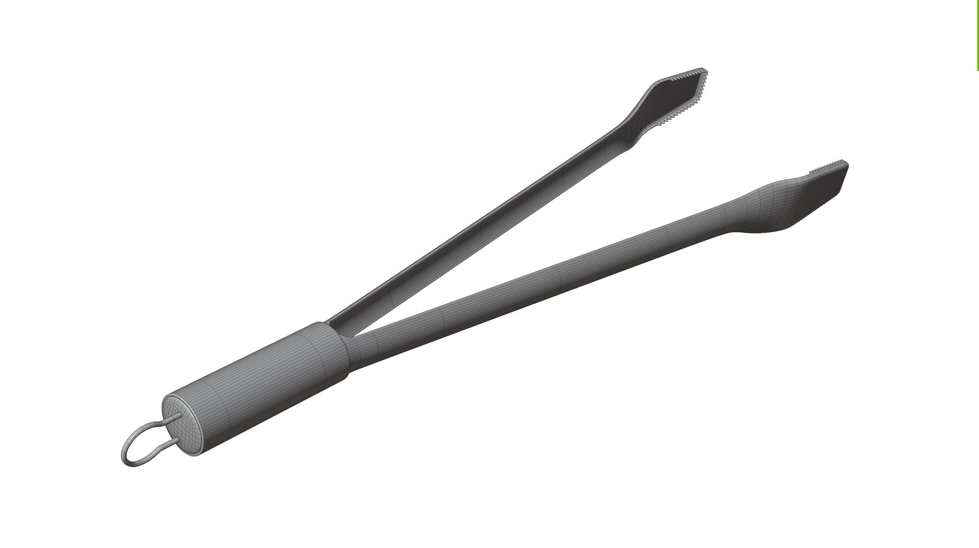 3D Barbecue Tongs Model - TurboSquid 1992623