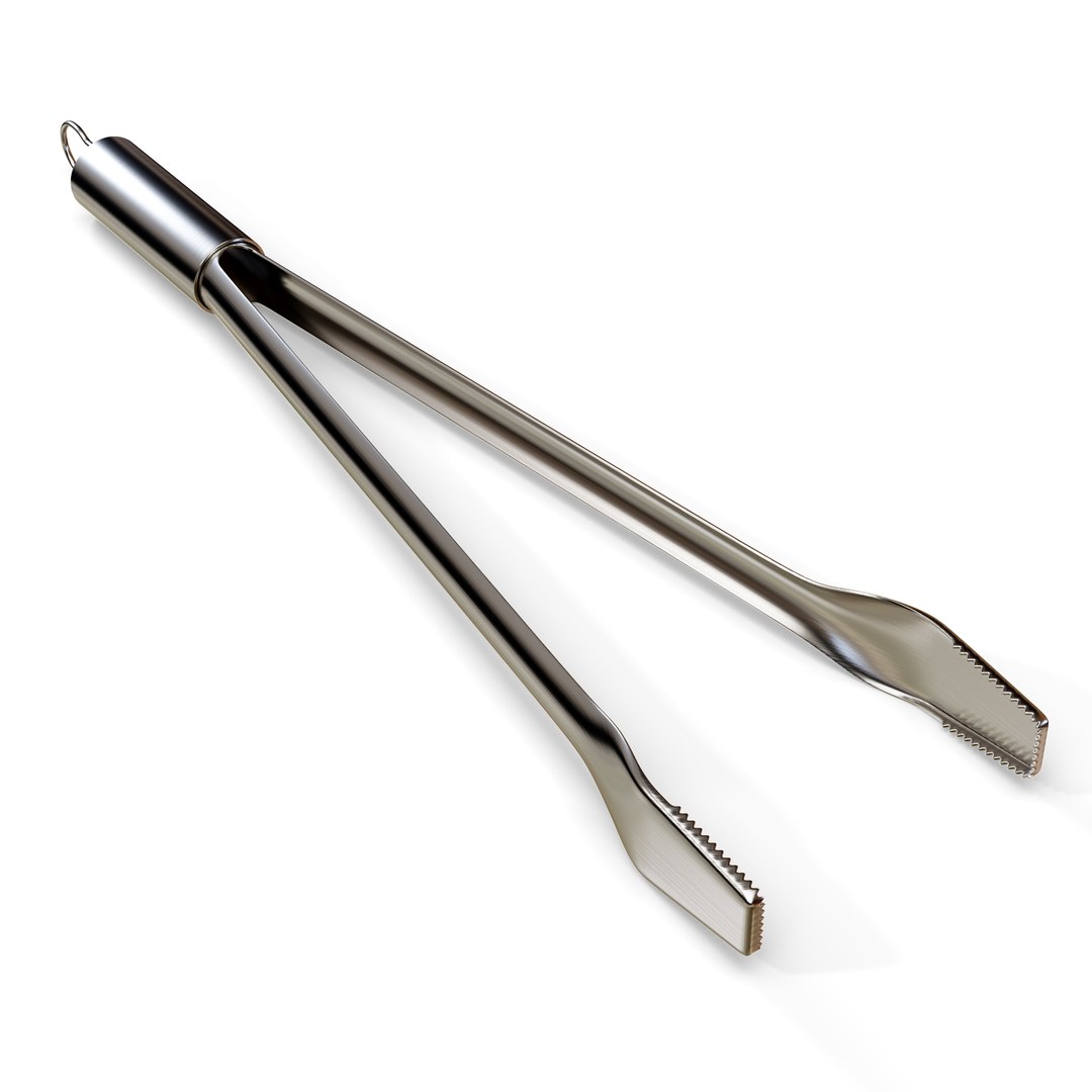 3D Barbecue Tongs Model TurboSquid 1992623