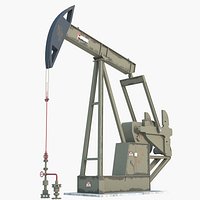 Oil Pump Jack - Green