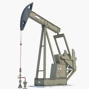 Oil Pump Jack - Green