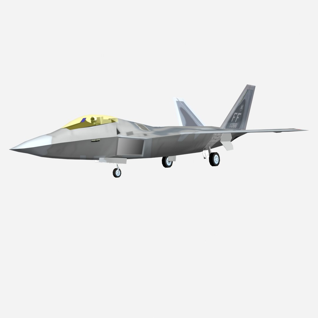 3d Model F22 Raptor
