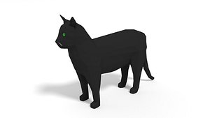 cat cartoon model
