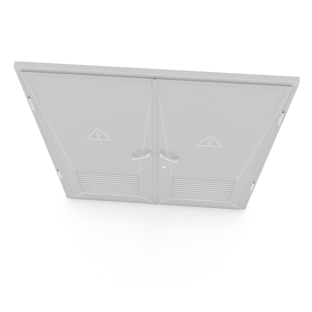 Electrical transformer gate 3D model - TurboSquid 1799627