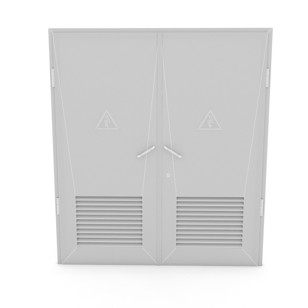 Electrical transformer gate 3D model - TurboSquid 1799627