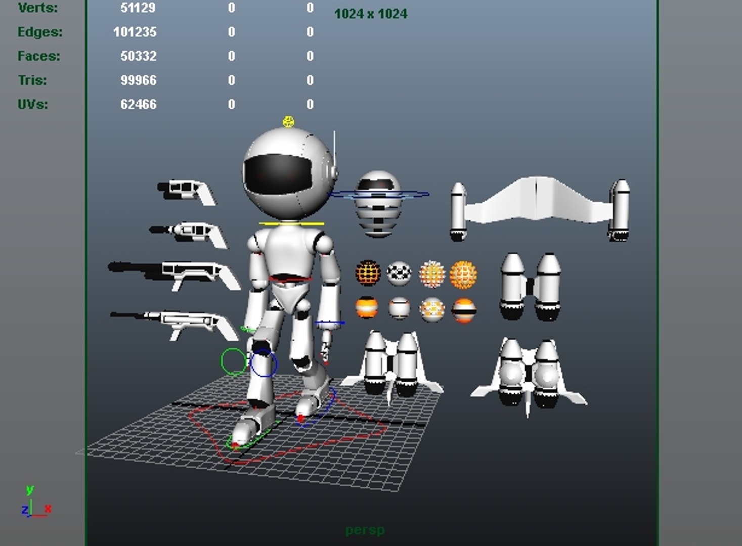3D robot rigged - TurboSquid 1247273