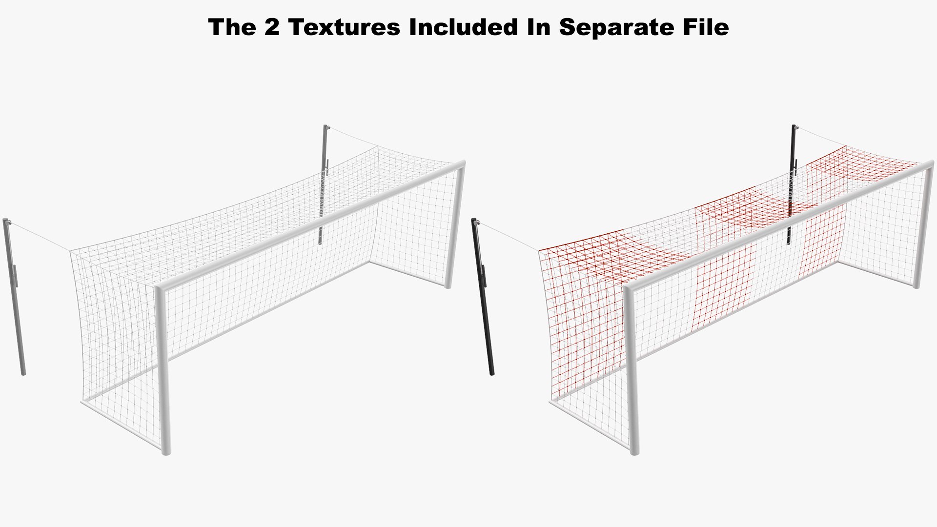 3D Model Soccer Goal 02 TurboSquid 2055665