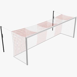 3D model Soccer Goal 02