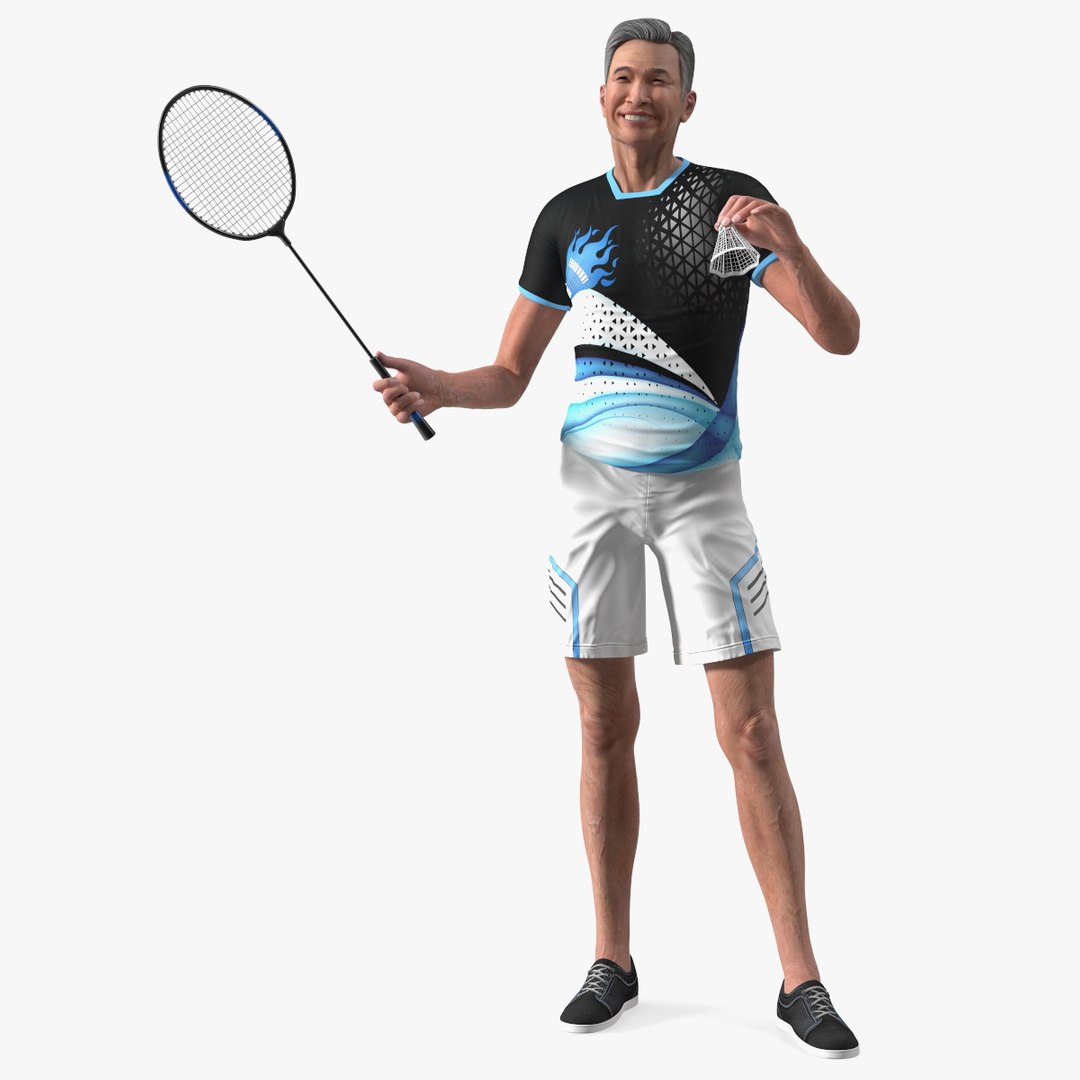 3D Korean Old Aged Man Playing Badminton https://p.turbosquid.com/ts-thumb/Ys/7UFDum/N5/koreanoldagedmanplayingbadminton3dsmodel000/jpg/1693966771/1920x1080/fit_q87/702fe0b6043f1b06422199438c1b36deb43c9265/koreanoldagedmanplayingbadminton3dsmodel000.jpg