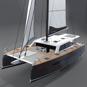 Garcia Explocat 52 3D Catamaran model
