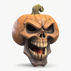 Pumpkin Skull 3 model