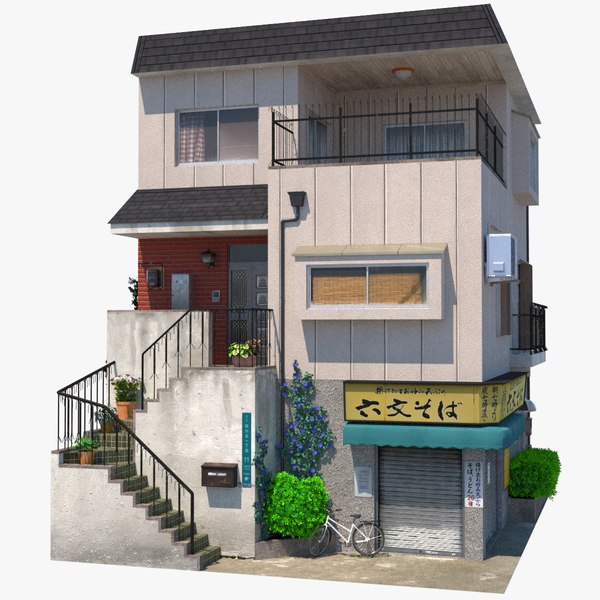 Asian House 3D Models For Download | TurboSquid