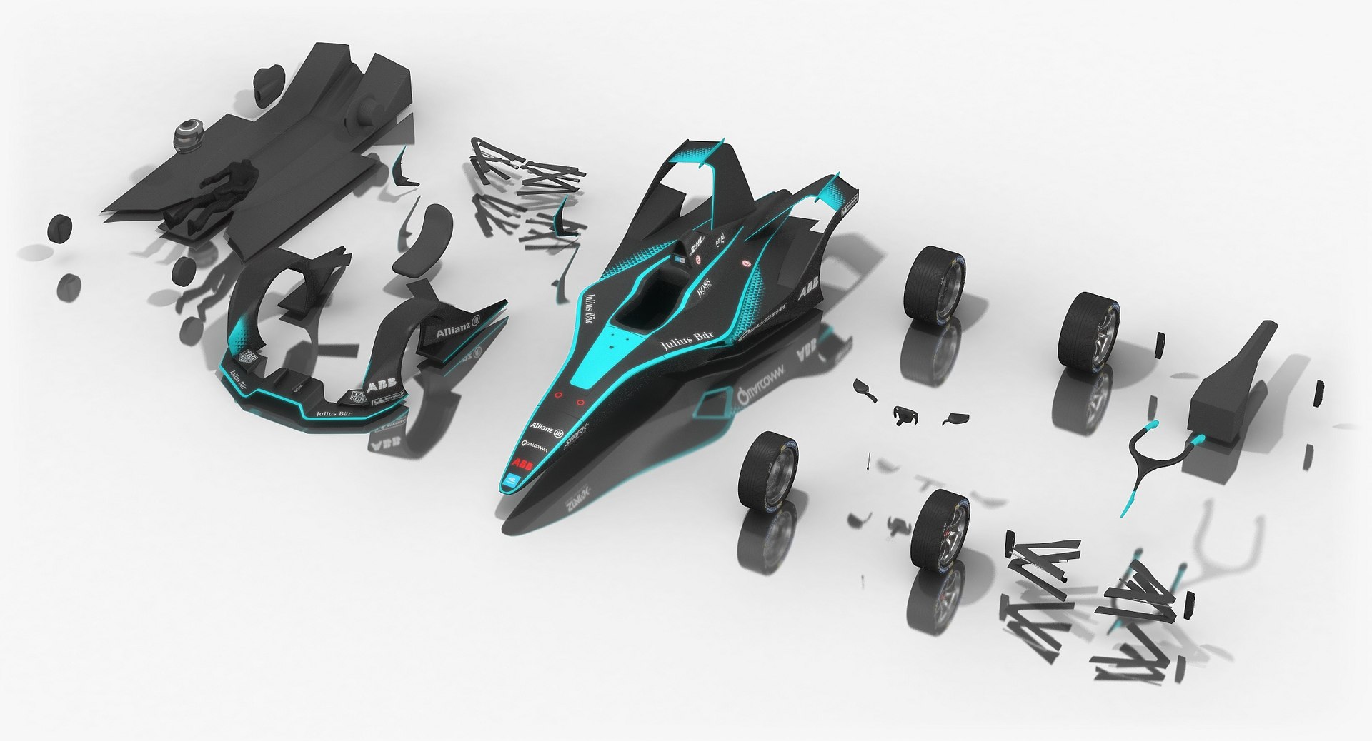 3D model formula e gen2 season - TurboSquid 1251516