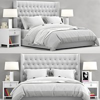 RH Teen Zadie Tufted bed