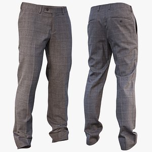 3D Man and Woman in Trousers 43