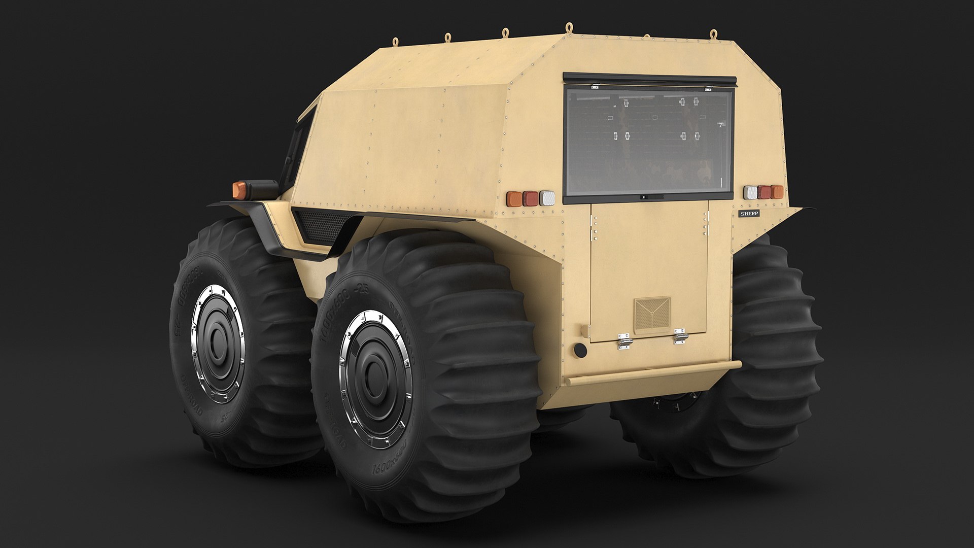 Sherp ATV Rigged for Maya 3D model https://p.turbosquid.com/ts-thumb/Ys/wVFn4T/uE/sherpatvriggedformaya3dsmodel035/jpg/1703220954/1920x1080/fit_q87/63094d8cfd9cbfb073c363e6360680bacc92bb4a/sherpatvriggedformaya3dsmodel035.jpg