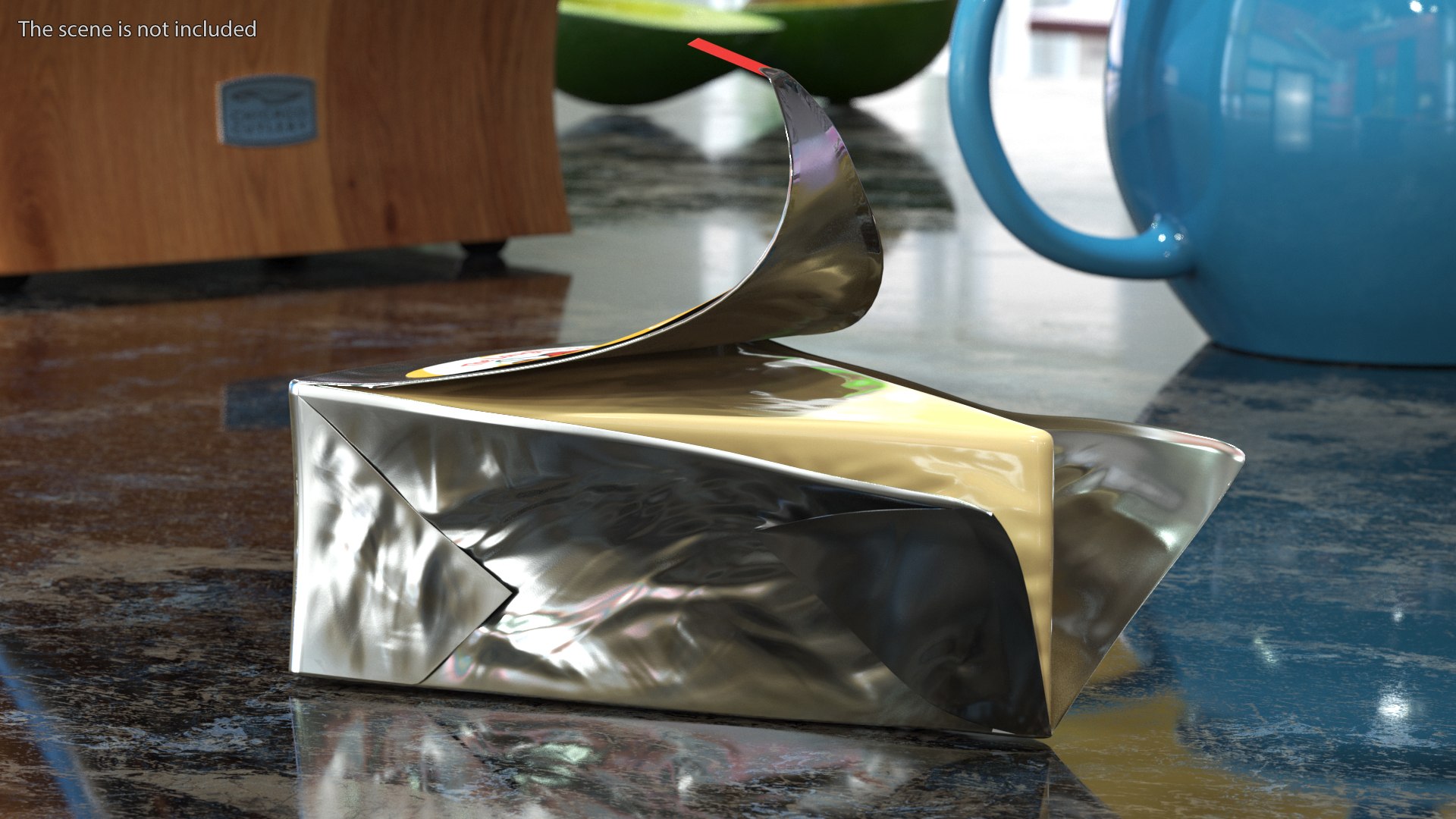 3D Processed Cheese Triangle Laughing Cow Cheddar Open - TurboSquid 2157110