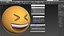 smiling closed eyes emoji 3D model