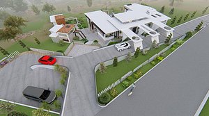 VILLA MODERN STYLE ON HILLSIDE