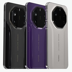 3D model Huawei Mate 80 RS All Colors