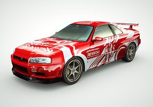 Nissan GT-R Skyline R34 2002 collection
