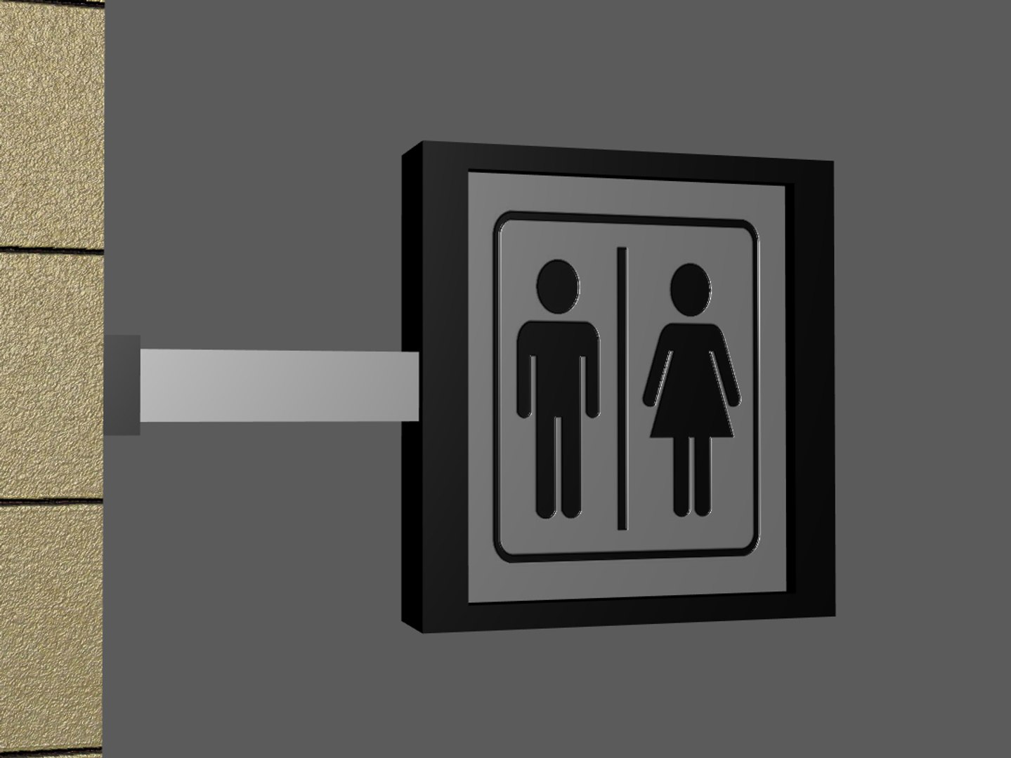 Free Sign Toilet 3D Model | 1143169 | TurboSquid
