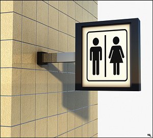 Toilet Sign