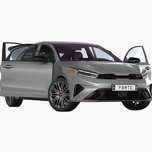 Kia Forte GT 2022 Opening doors and trunk