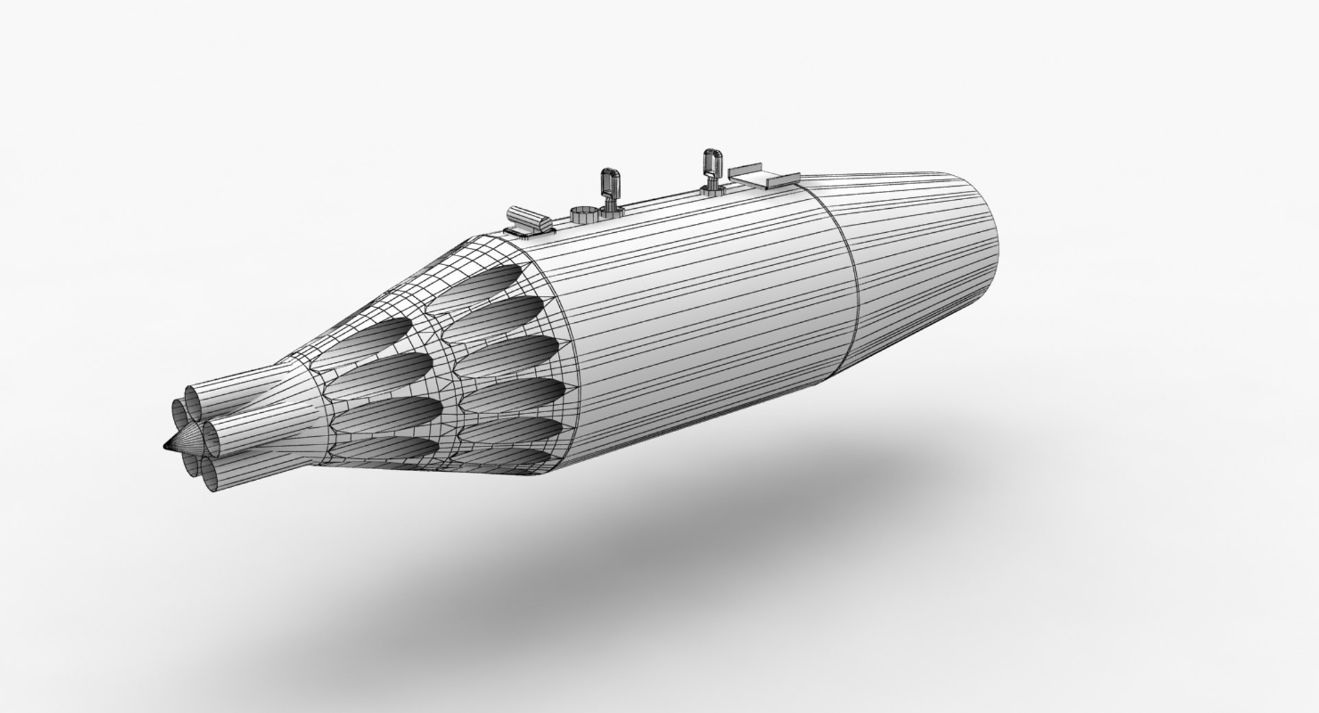 Rocket Launcher Ub-32a 3D Model - TurboSquid 1382347