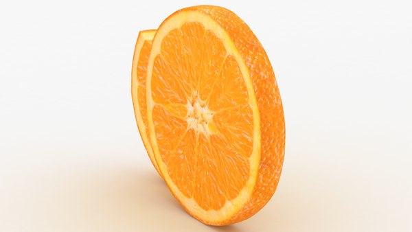 Realistic orange slices 3D - TurboSquid 1490624
