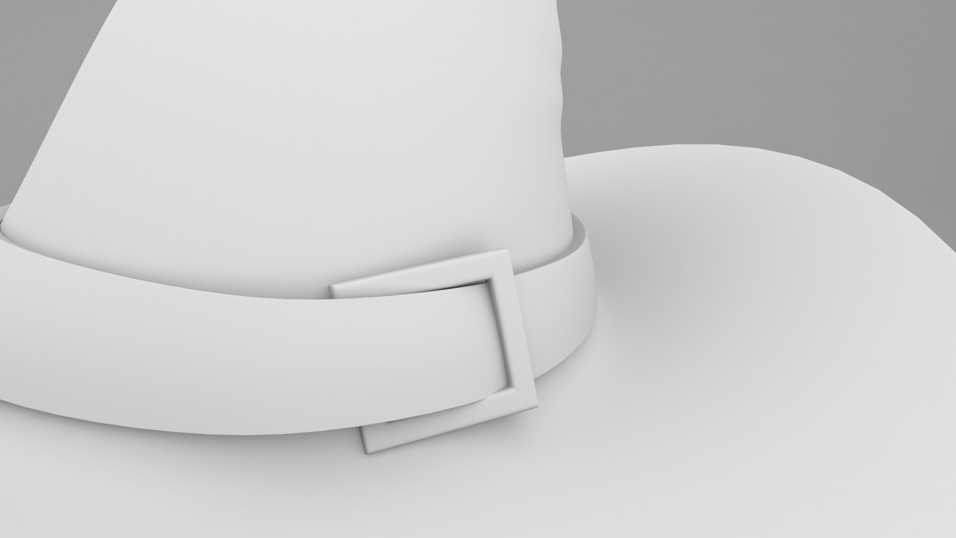 Witch Hat Low-poly 3D - TurboSquid 2142950