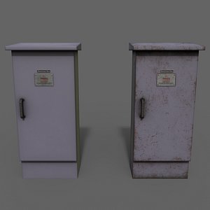 PBR Electric Box Purple V5 3D