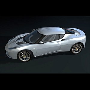 3ds max luxury sports car evora