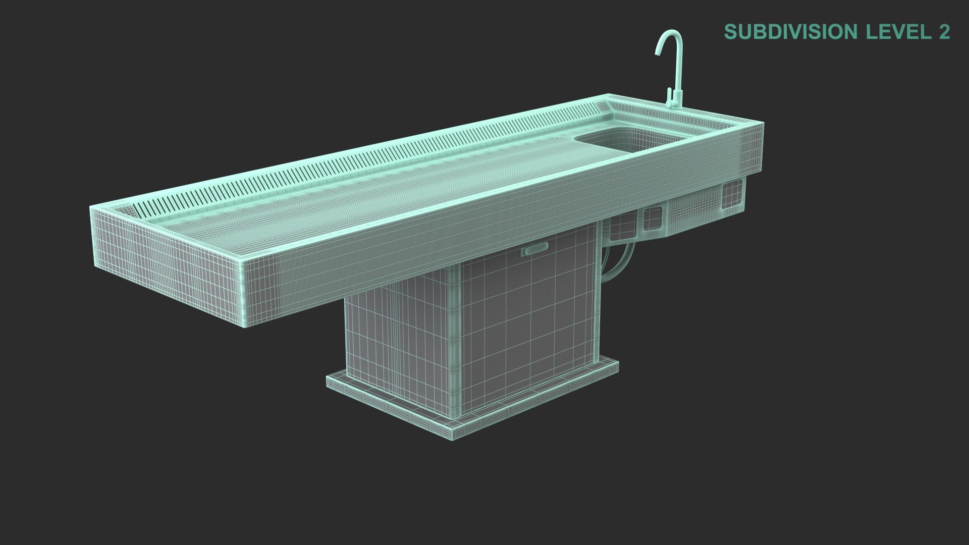 3D Autopsy Table Model - TurboSquid 2029340