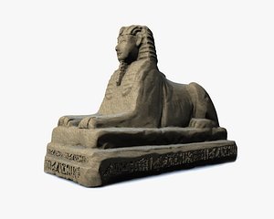 3D egyptian sphinx