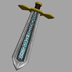 Runed Broadsword